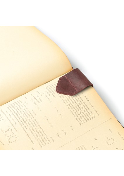 Hakiki Deri El Yapımı Kitap Ayracı (2'li Set) modelleri