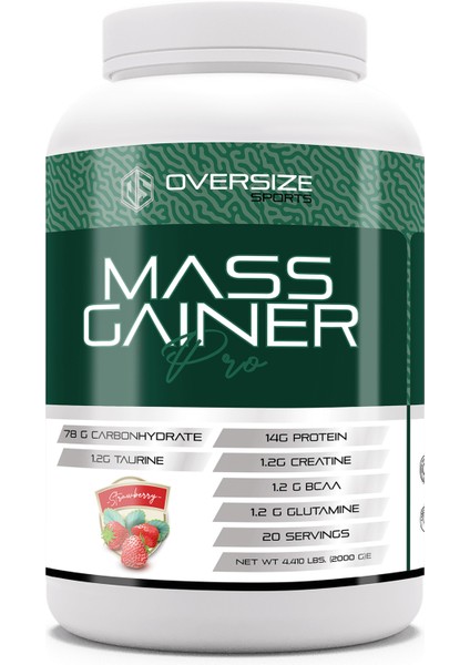 Mass Gainer Pro Çilek 2000G 20 Servis