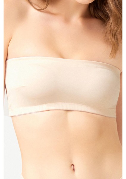 Ten Straplez Crop Top Büstiyer