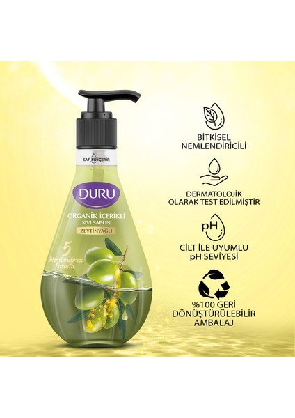Organik Içerikli Zeytinyağlı Sıvı Sabun 3X500ML fiyatları