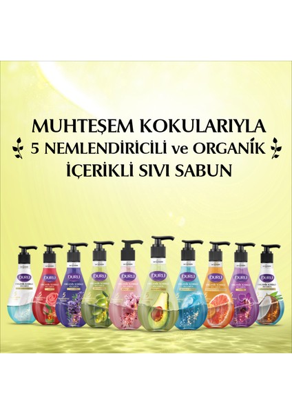 Organik Içerikli Zeytinyağlı Sıvı Sabun 3X500ML indirimleri