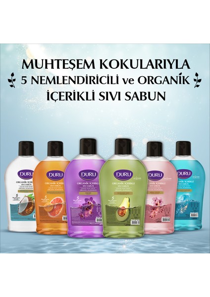 Organik Içerikli Hindistan Cevizli Sıvı Sabun 1,5+1,5+500ML indirimleri