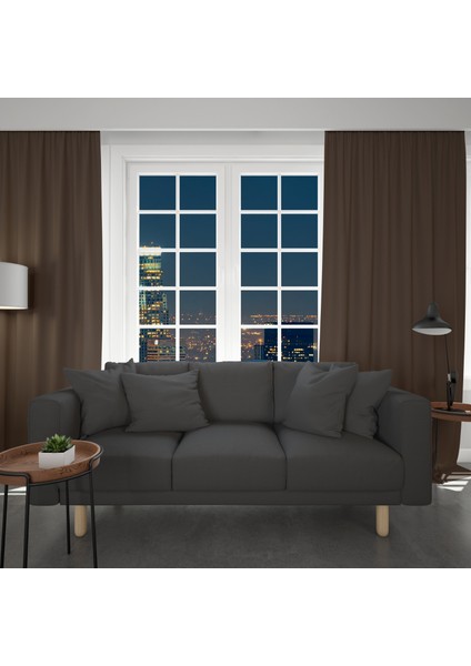 Blackout Karartma Perde Kahve modelleri