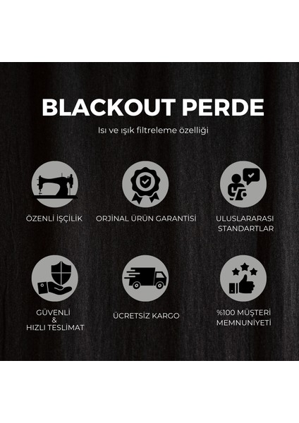 Blackout Karartma Perde Kahve indirimleri