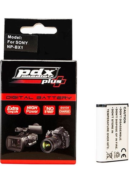 Sony Için Bx1 Batarya Pil 1300MAH ZV-1,RX100M7,BC-TRX,RX1RM2,HX99,HX400V