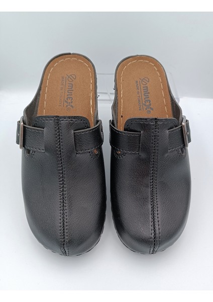Terlik Kadın Siyah Sabo Terlik Önü Kapalı Terlik Dar Kalıp modelleri