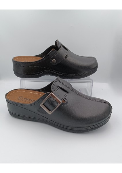 Terlik Kadın Siyah Sabo Terlik Önü Kapalı Terlik Dar Kalıp fırsatları