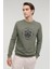 A10139842408010 Lumberjack Erkek Sweat Haki 1