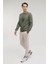 A10139842408010 Lumberjack Erkek Sweat Haki 4