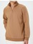 Yarım Fermuarlı Sweatshirt Dik Yaka Uzun Kollu 5