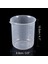 Plastik Beher 500 mL - 50 Adetlik Toptan Set - Kabartma Ölçülü Kırılmaya Dayanıklı 3