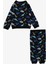 Girls & Boys Erkek Çocuk Eşofman Takımı Dinozor Desenli 1-4 Yaş, Siyah 5