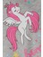 Kız Çocuk Sweatshirt Unicorn Baskılı 2-6 Yaş, Gri Melanj 4