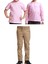 Unisex Çocuk Ribana Bel Keten Okul Pantolonu + Polo Yaka Kısa ve Uzun Kol T-Shirt 1