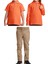 Unisex Çocuk Ribana Bel Keten Okul Pantolonu + Polo Yaka Kısa ve Uzun Kol T-Shirt 1