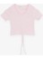 Kız Çocuk Ispanyol Paça Taytlı Crop Takım 5-10 Yaş, Pembe 3