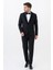Meksiko D112 Şal Yaka Slim Fit Damatlık Takım Elbise Siyah 1