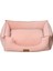 Premium Mochi Kedi Köpek Yatağı Pembe Small 60X50X19 cm 1