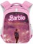 Barbie Kız Okul Çantası Barbie Polyester Yansıtıcı Şerit Sırt Çantası Büyük Kapasiteli Öğrenci Sırt Çantası (Yurt Dışından) 1