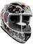 SH-605 Sv Skull Candy Full Face Motosiklet Kaskı + Iridium Vizör 3
