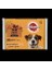 Pouch Sığır Etli Kuzulu ve Hindili Yetişkin Köpek Konservesi 100GR (4'lü) 1