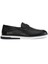 Siyah Deri Ayakkabı Erkek Loafer 642 1521-1 1