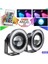 Mercekli Rgb Angel LED Halkalı Sis Far Metal Alaşım Gövde 76MM 1