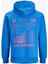 Jack & Jones Jcounseen Backprınt Sweat Hood Erkek Mavi Sweatshirt 12242247-BLUE 3