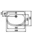 Lavabo Ceravit Sedef 50X65 cm 2