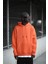 Kapşonlu 3 Iplik Kalın Içi Polarlı Oversize Kangru Cepli Erkek Sweatshirt 1