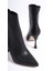 MBHRND801-S Kadın Ince Topuklu Sivri Burun Siyah Kısa Bot & Bootie 4