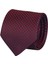 Hand Made 7.5 cm Bordo Lacivert Desenli Kravat 1