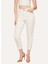 Yüksek Bel Boru Paça Regular Fit Beyaz Kadın Denim Pantolon B3WL-PNT-8 3