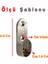 Boru Askı Flanşı Oval Dolap İçi Boru Sabitleme Kıyafet Elbise Askı Flanş Aparatı Krom 45 mm (2 Adet) 2