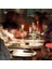 LED Bar Masa Lambaları Modern Restoran Yemeği Standı Işık Fikstür Şarj Edilebilir Taşınabilir Pil Masası Lamba Yemek Odası Ev Dekorasyonu (Gümüş) (Yurt Dışından) 3