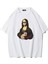 Unisex Oversize Monalisa Painting Kebab T-Shirt 1