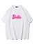 Unisex Oversize Barbie Yazılı T-Shirt 1
