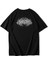 Unisex Oversize Ön ve Arka Baskılı Deathcore Lettering T-Shirt 2