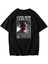 Unisex Oversize Arka Baskılı Look Mom I Can Fly T-Shirt 1