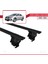 Toyota Corolla 2006-2012 Arası ile Uyumlu Ace-4 Ara Atkı Tavan Barı Siyah 3