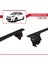 Nissan Micra / March (K13) 2010-2017 Arası ile Uyumlu Ace-4 Ara Atkı Tavan Barı Siyah 4