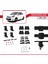 Nissan Micra / March (K13) 2010-2017 Arası ile Uyumlu Ace-4 Ara Atkı Tavan Barı Siyah 5