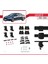 Jaguar Xf 2021 ve Sonrası ile Uyumlu Ace-4 Ara Atkı Tavan Barı Siyah 5
