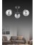 Çağrı 3 Lü Modern (FÜME CAMLI) Salon Yatak Odası Mutfak Genç Odası Avize 2