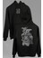 Samurai Japanese Samuray Japonca Street Wear Ön ve Arka Baskılı Sweatshirt Kapüşonlu Hoodie 3