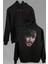 Johnny Depp Jack Sparrow Karayip Korsanları Ön ve Arka Baskılı Sweatshirt Kapüşonlu Hoodie 3