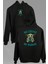 Baby Yoda No Coffee No Workee Starbucks Kahve Ön ve Arka Baskılı Sweatshirt Kapüşonlu Hoodie 1