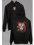 Kitsune Mask Japanese Japon Kültür Ön ve Arka Baskılı Sweatshirt Kapüşonlu Hoodie 3