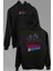 Back To The Future Geleceğe Dönüş Uçan Kaykay Ön ve Arka Baskılı Sweatshirt Kapüşonlu Hoodie 1