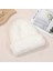 Eva Kadınların Düz Renkli Peluş Örme Şapka Sıcak Kulak Koruma Şapkası Kış Peluş Şapka - White (Yurt Dışından) 2